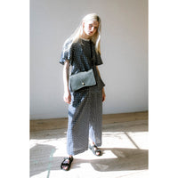 Fabiana Pigna Gaul Pant in Blue Gingham