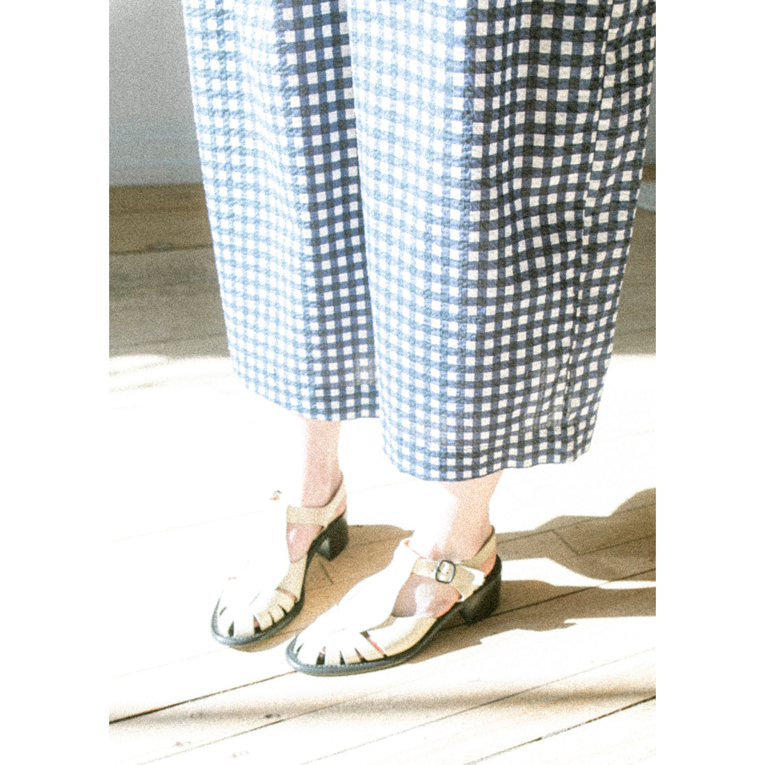 Fabiana Pigna Gaul Pant in Blue Gingham