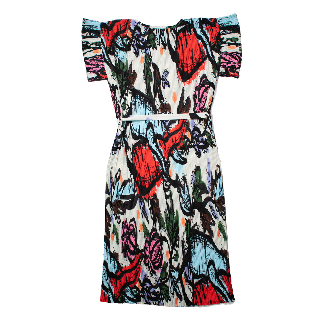 Henrik Vibskov New Pina Plisśe Dress in Carrots