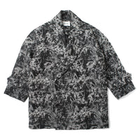 Henrik Vibskov Dimout Coat in Black 3D White
