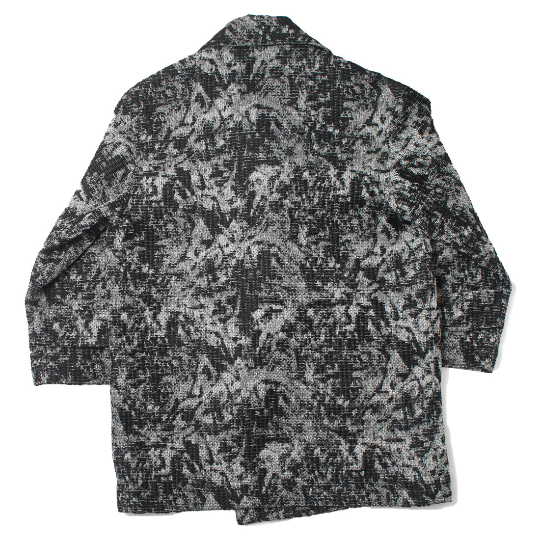 Henrik Vibskov Dimout Coat in Black 3D White