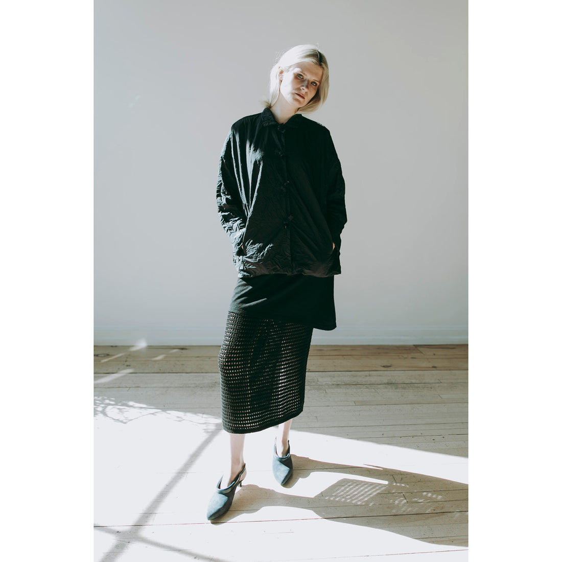 Lauren Manoogian Net Skirt in Black