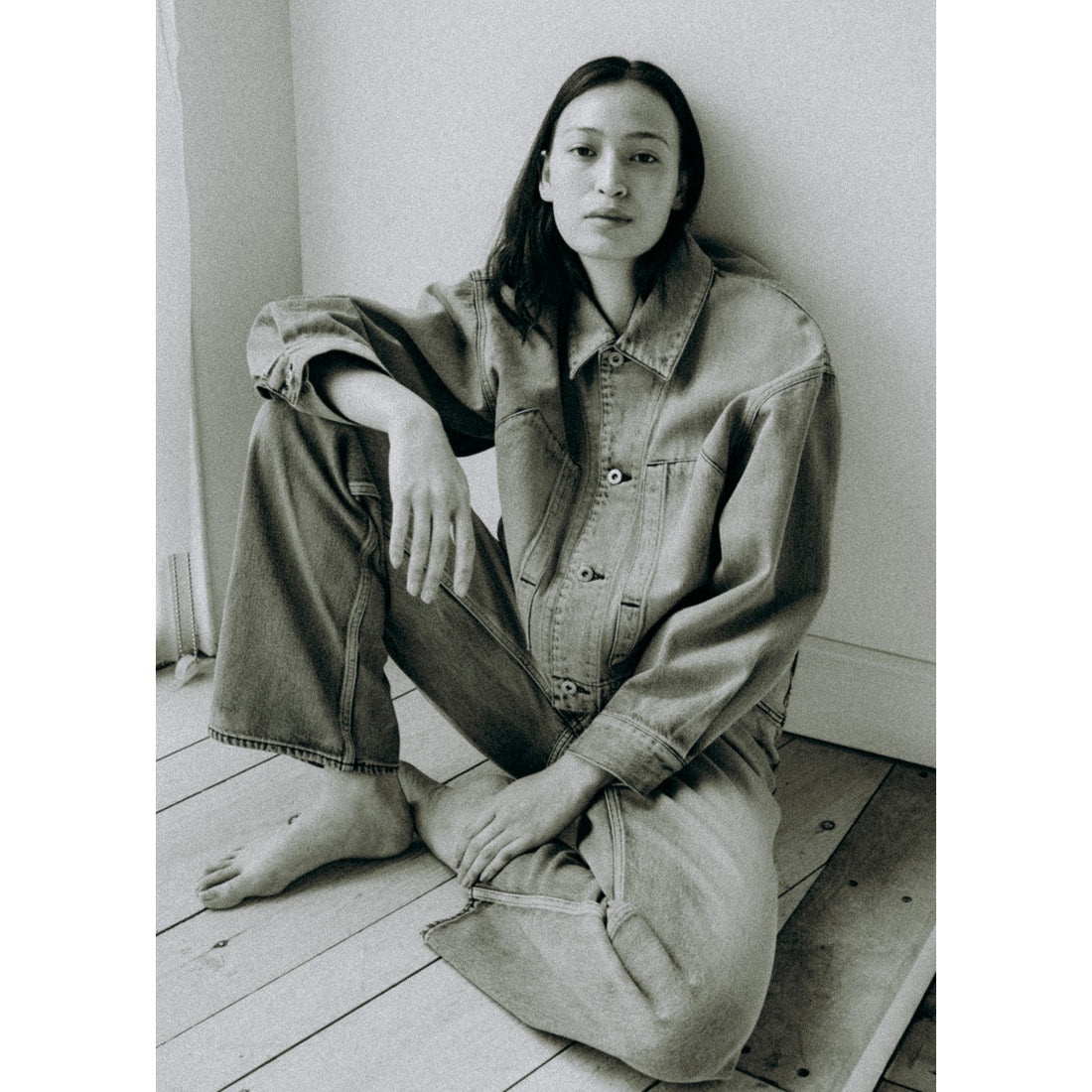 Sayaka Davis Cropped Jacket in Aqua