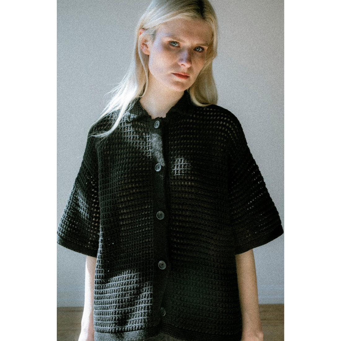 Lauren Manoogian Net Shirt in Black