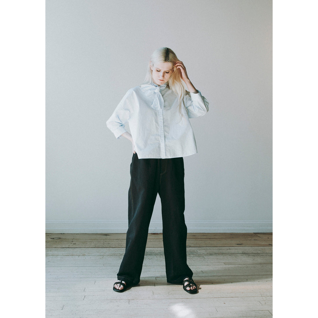 Studio Nicholson Sonny Pant in Black Grape