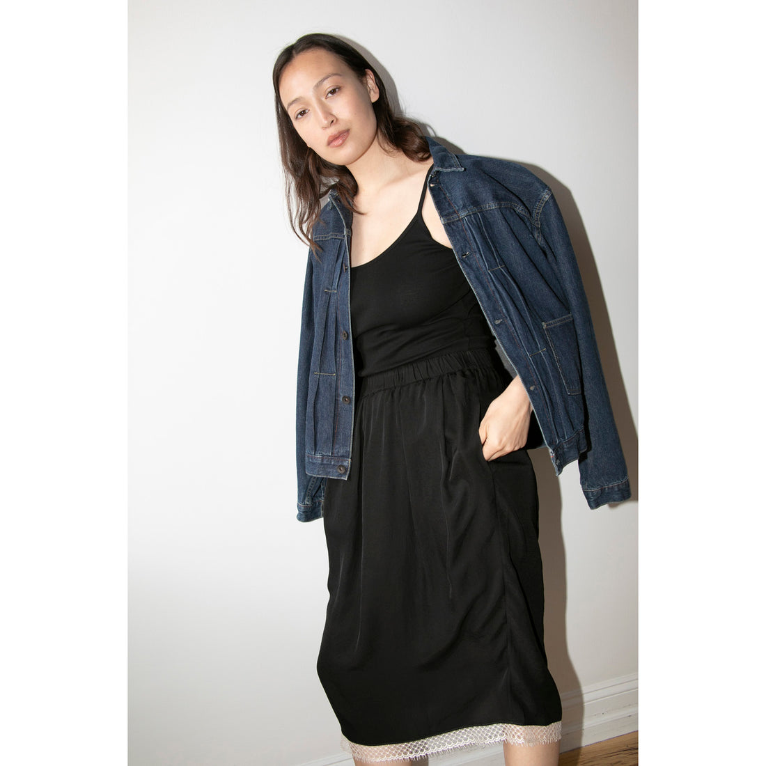 Flore Flore Bibi Cami in Black