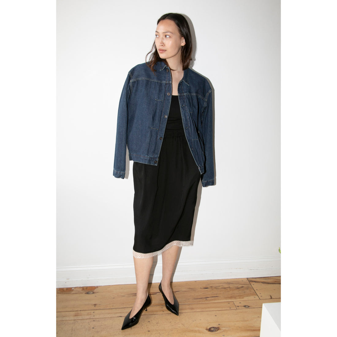 Chimala Unisex Amoskeag Selvedge Denim Short Jacket in Dark Wash