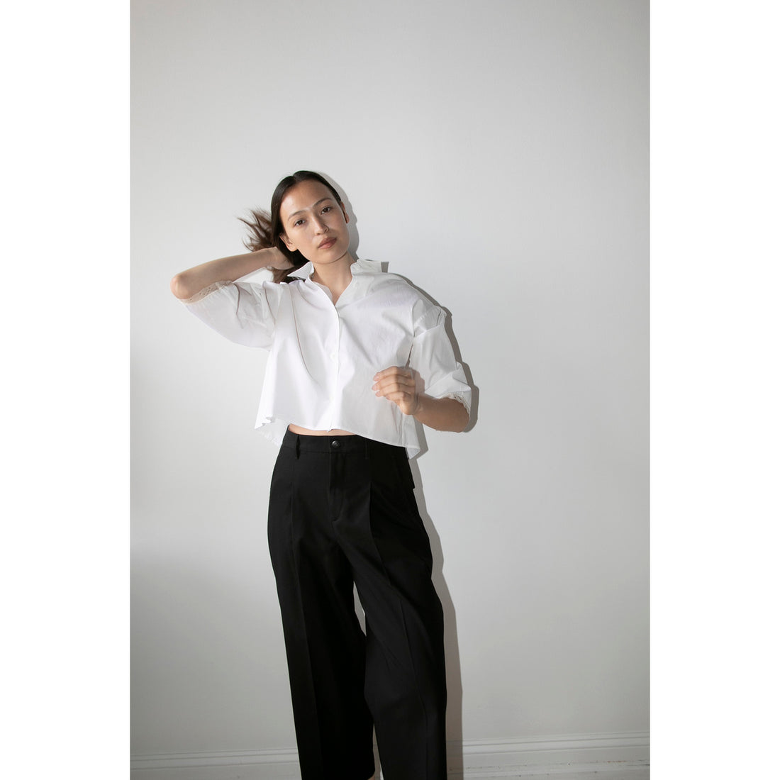 Maria McManus Pleat Front Trouser in Black