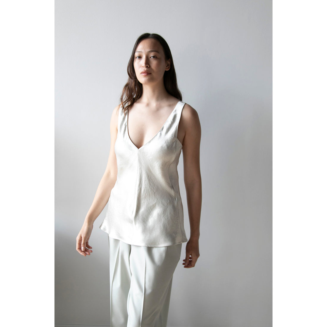 Maria McManus Deep V Tunic in Champagne