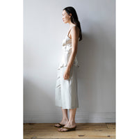 6397 Cropped Drawstring Pant in Stone