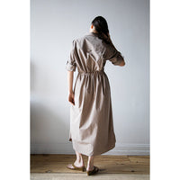 Maria McManus Drawstring Shirt Dress in Mouseback