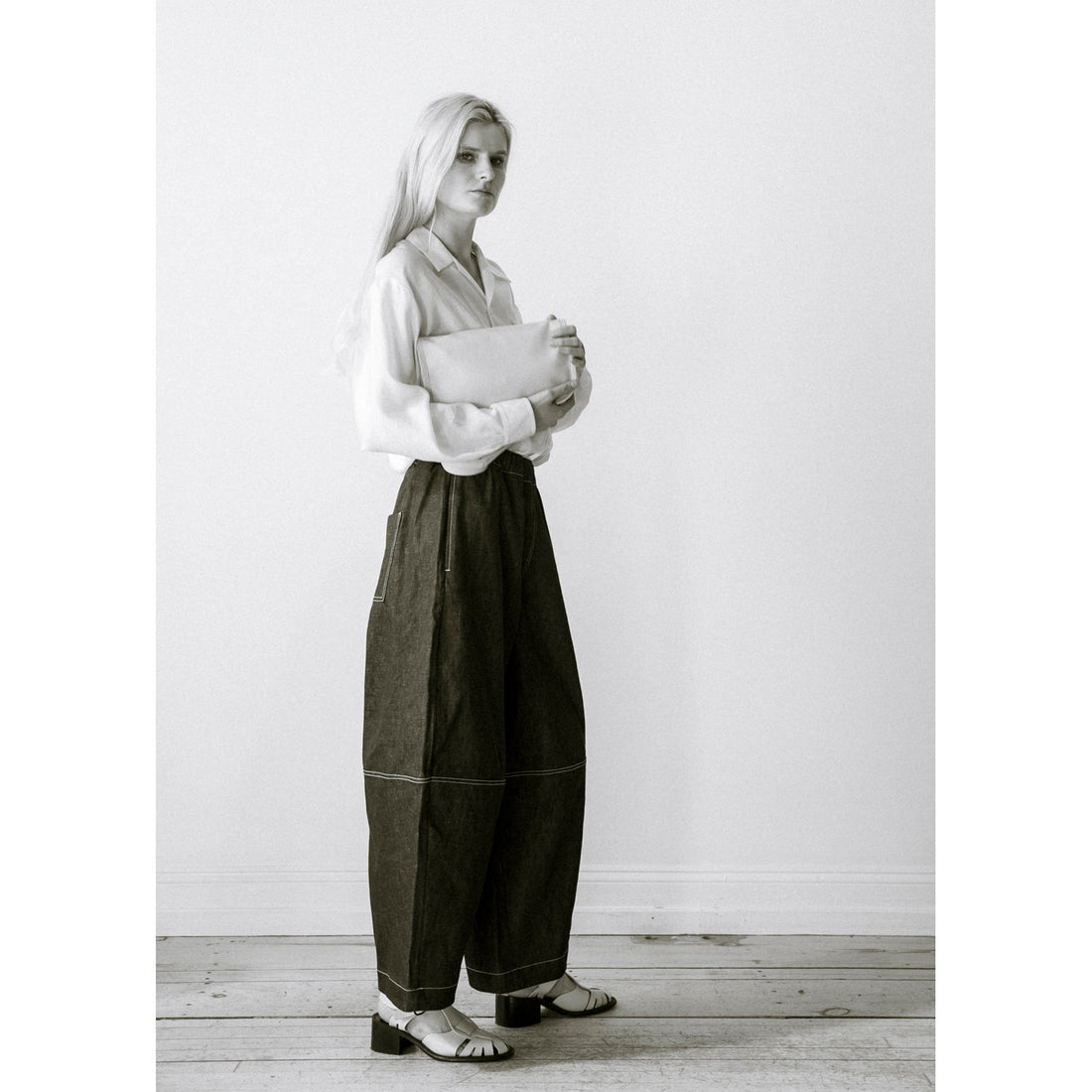 Fabiana Pigna Temis Pant in Denim