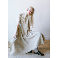 Hansel From Basel Italia Cashmere Cozy Rib Crew in Llama