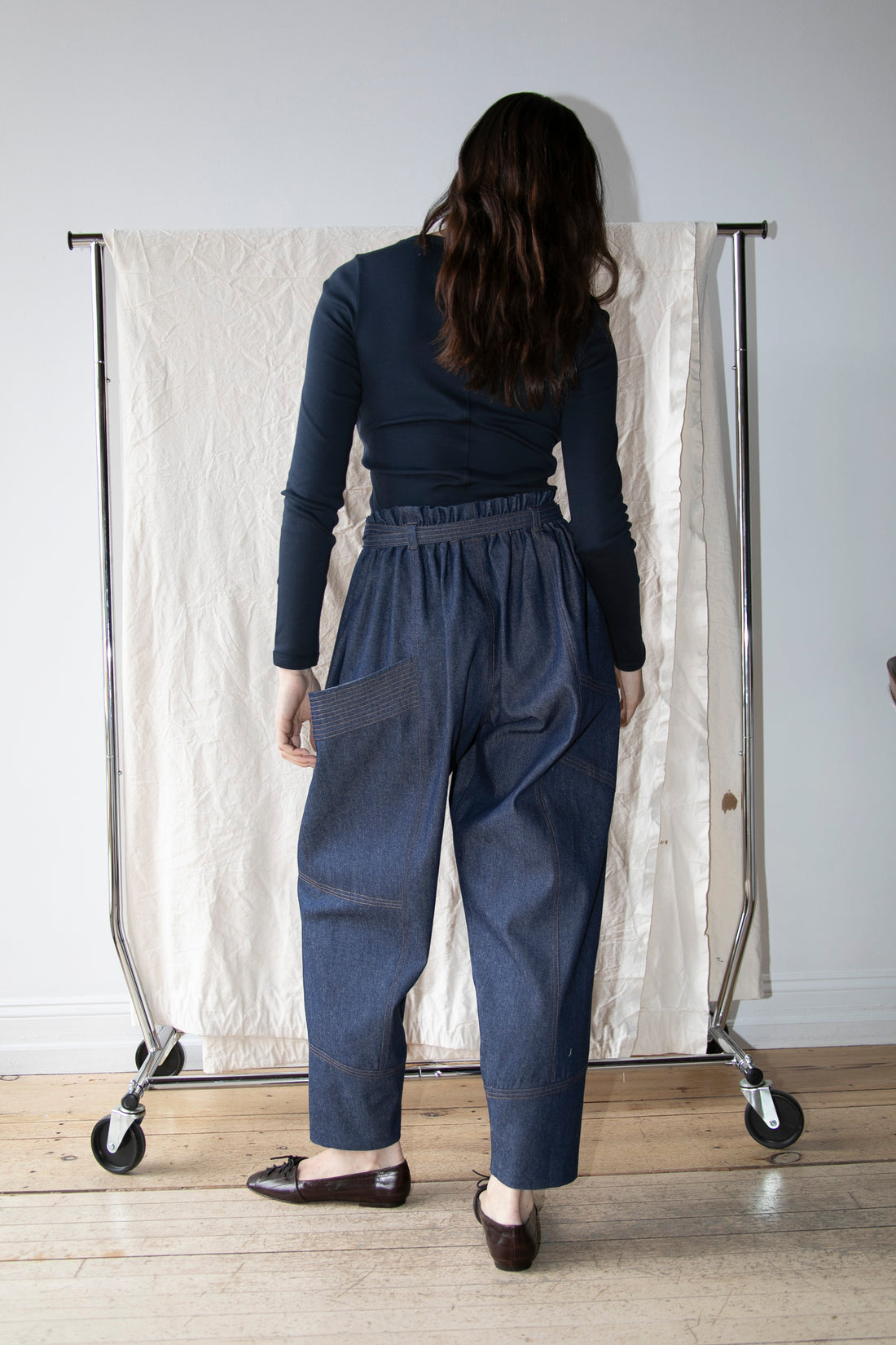 Flore Flore Jill Longsleeve in Navy