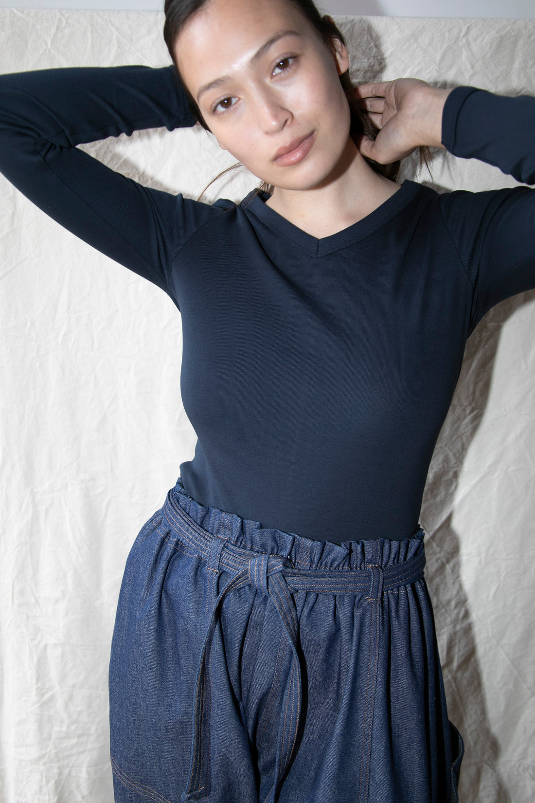 Flore Flore Jill Longsleeve in Heather Grey