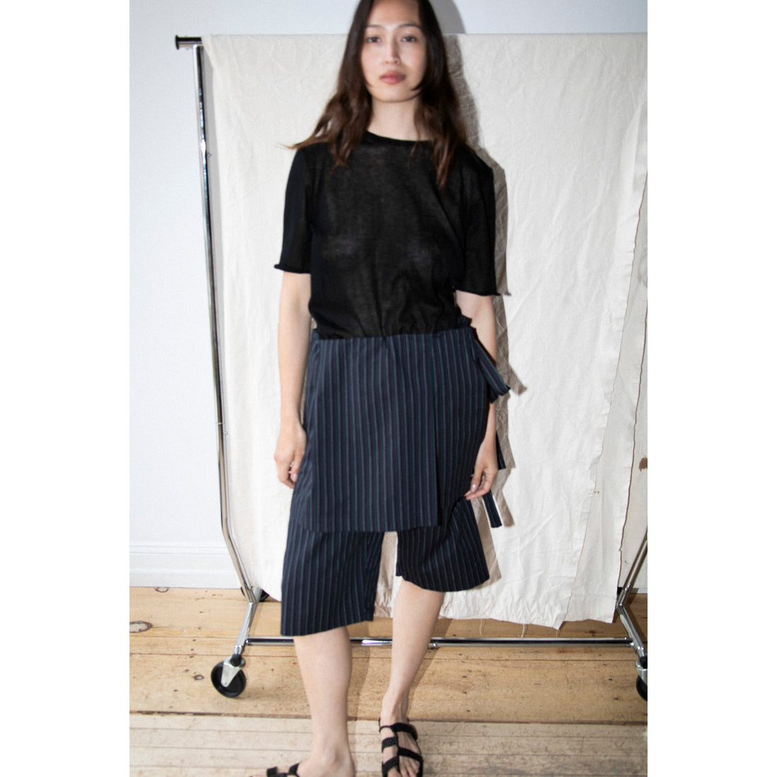 Lauren Manoogian Veil Tee in Black