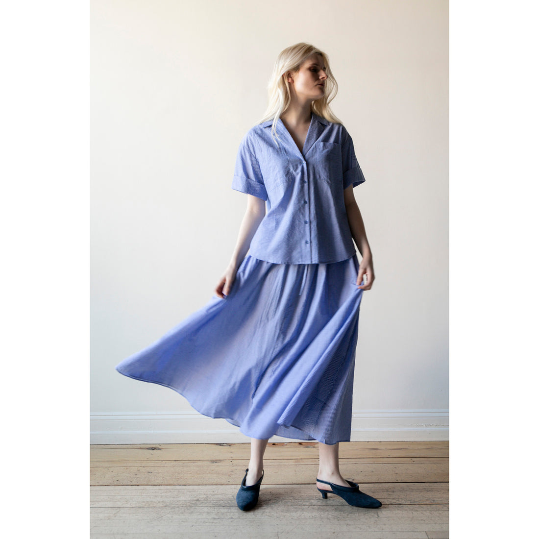 Apiece Apart Hanne Tie Maxi Skirt in Sun Butter