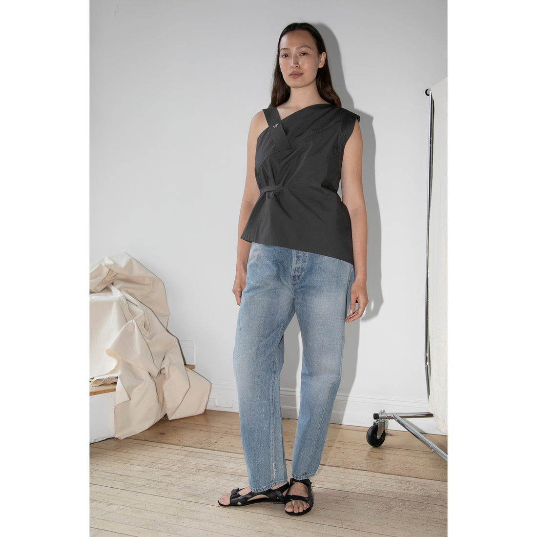 Chimala 13.5oz Selvedge Denim Vintage Straight Cut in Smoky Blue