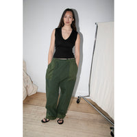 Henrik Vibskov Helmet Pants in Garden Green