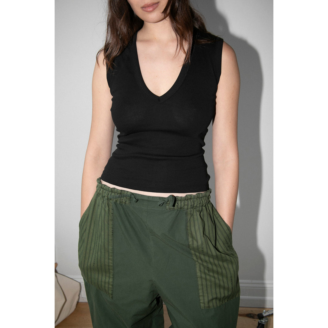 Flore Flore Dewi Tank in Black