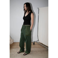 Henrik Vibskov Helmet Pants in Garden Green
