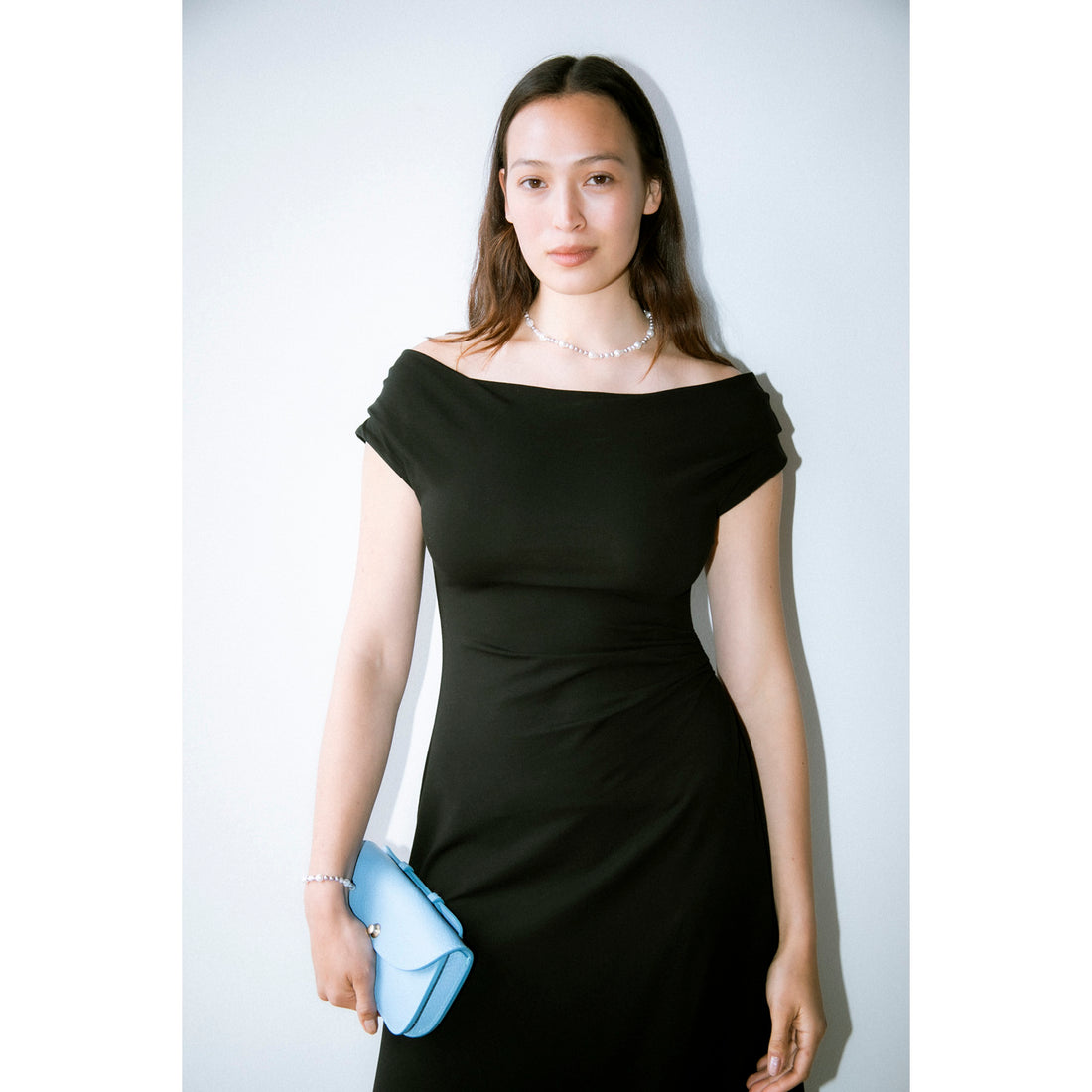 Apiece Apart Marles Off the Shoulder Dress in Black