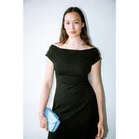 Apiece Apart Marles Off the Shoulder Dress in Black