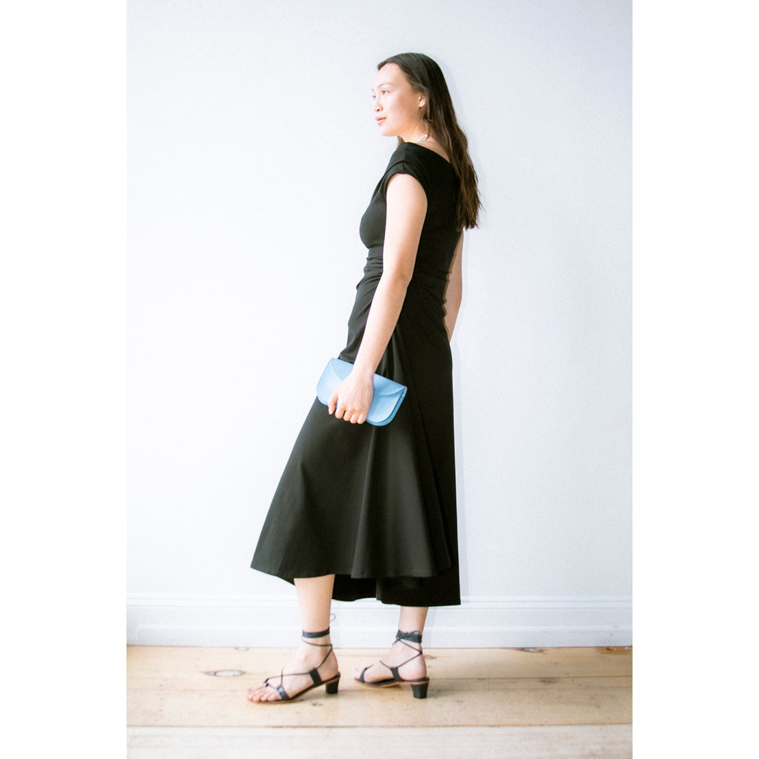 Apiece Apart Marles Off the Shoulder Dress in Black