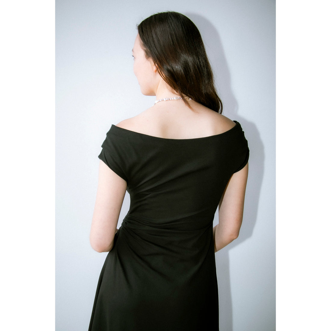 Apiece Apart Marles Off the Shoulder Dress in Black
