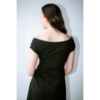 Apiece Apart Marles Off the Shoulder Dress in Black