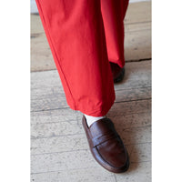 Jamie Haller The Penny Loafer in Bright Burgundy