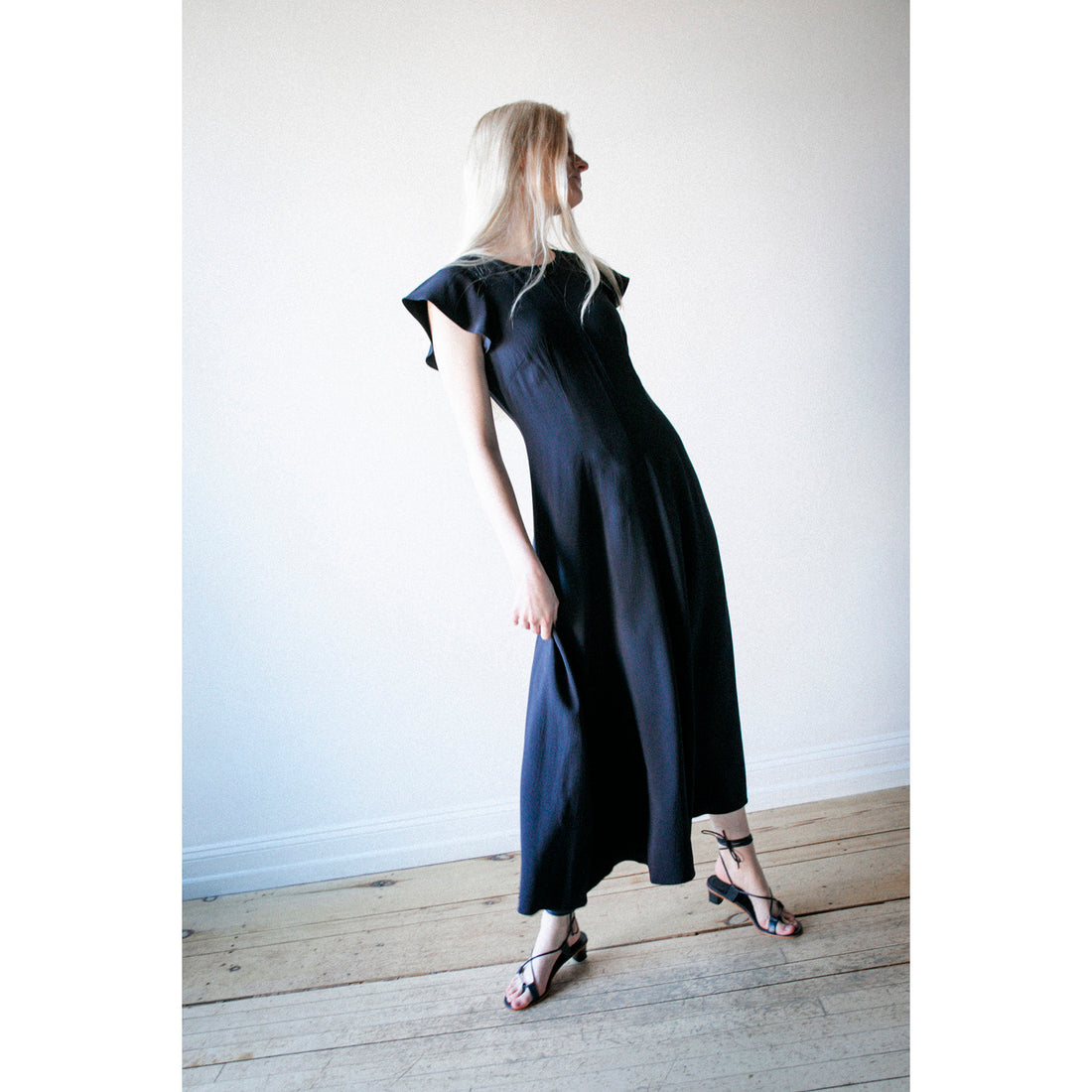 Apiece Apart Gisa Zip Dress in Midnight