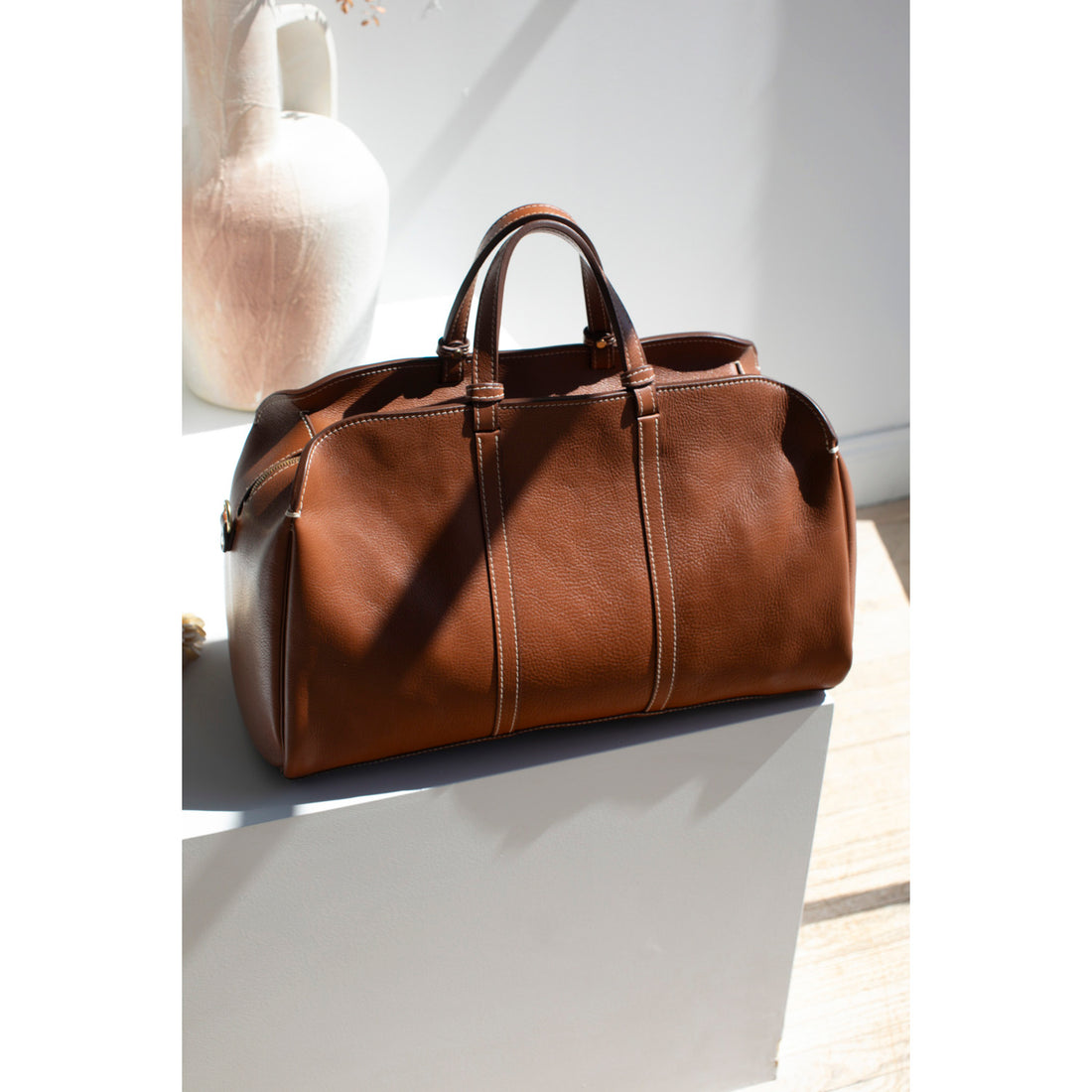 Lindquist Rhodes Duffel in Leather Brown