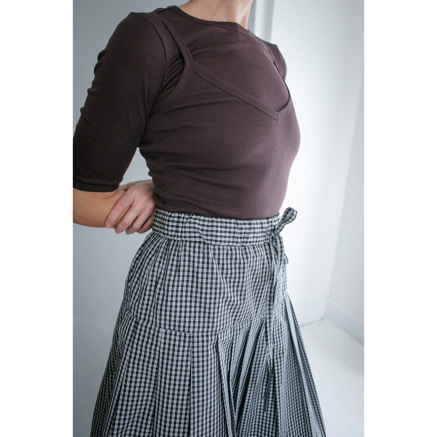 Flore Flore Anna Tee in Choco Plum