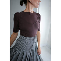 Flore Flore Anna Tee in Choco Plum