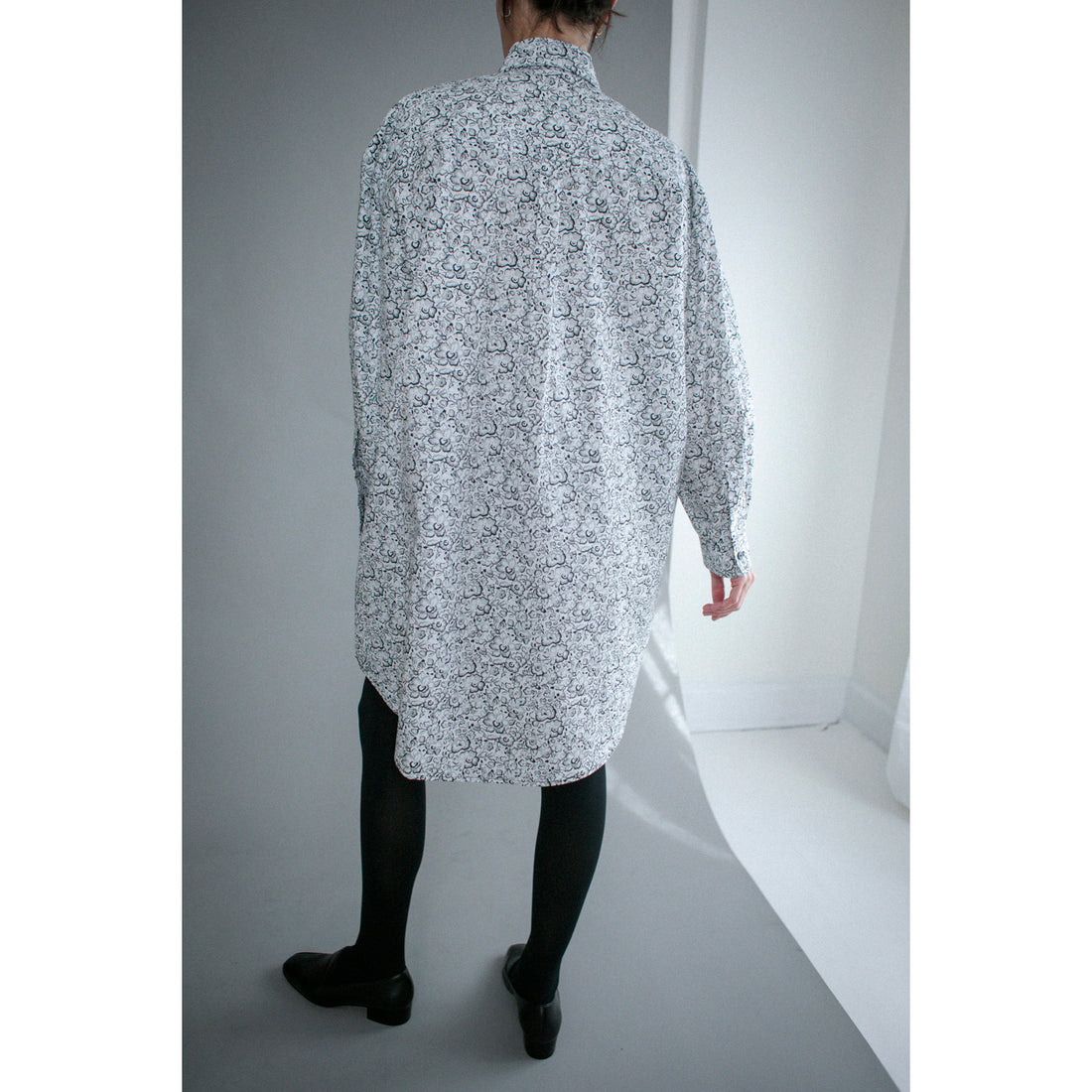 Kasmaria Mini Shirtdress in Liberty of London Betsy Belle Print