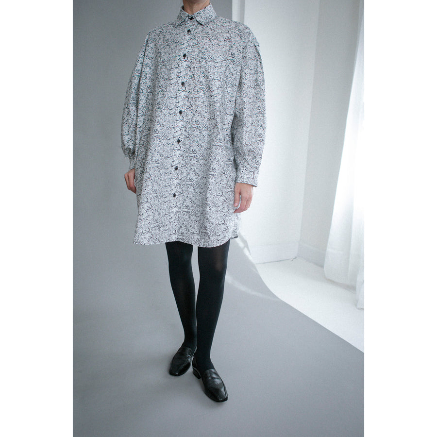 Kasmaria Mini Shirtdress in Liberty of London Betsy Belle Print