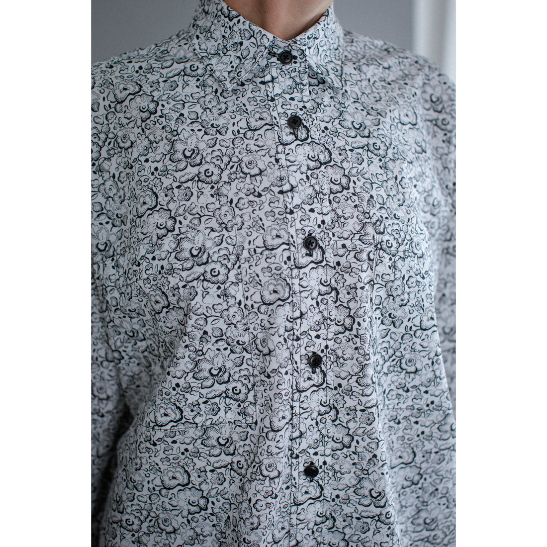 Kasmaria Mini Shirtdress in Liberty of London Betsy Belle Print