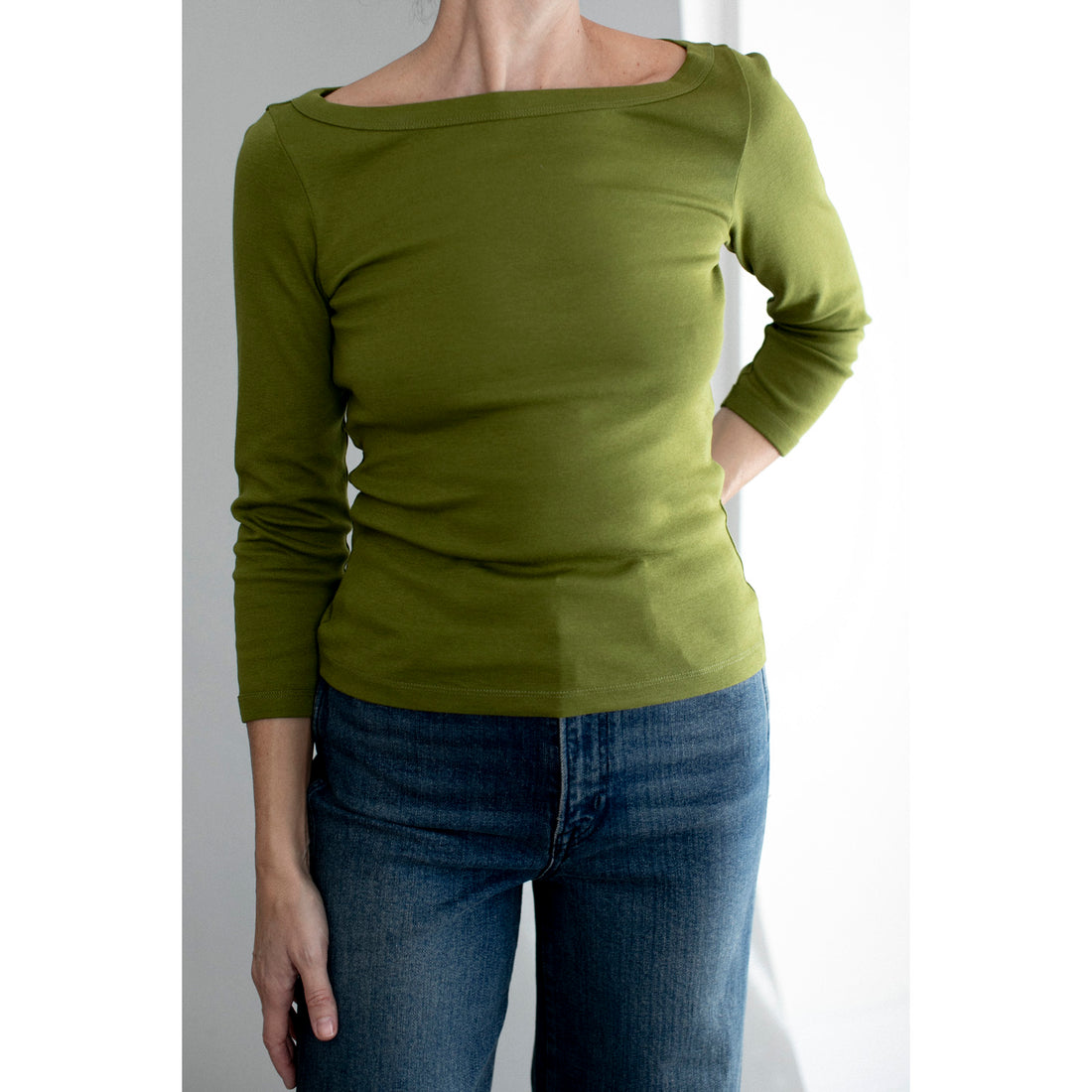 Flore Flore Steffi Tee in Pickle