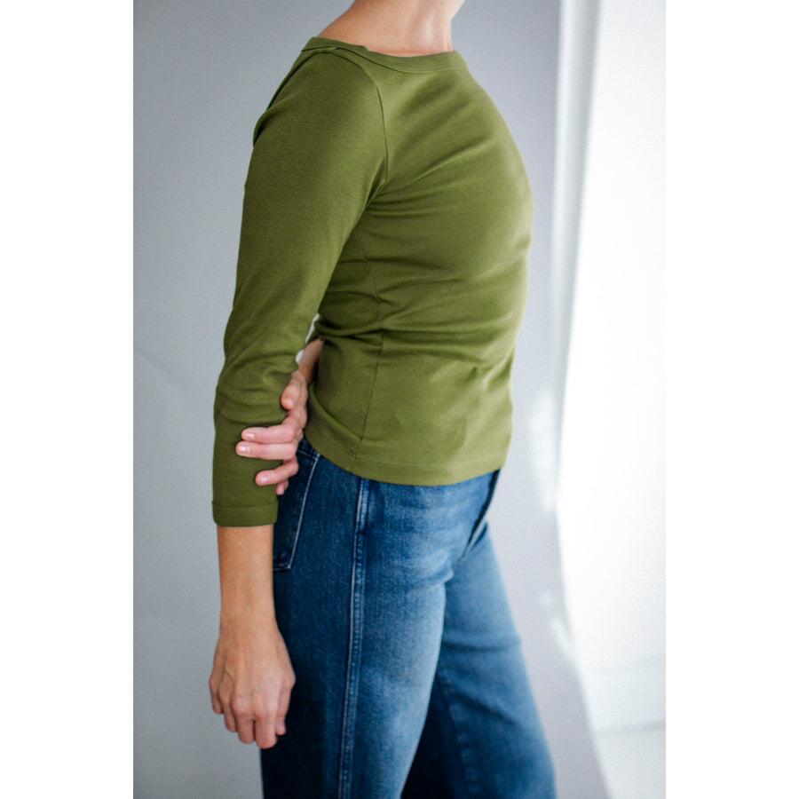 Flore Flore Steffi Tee in Pickle