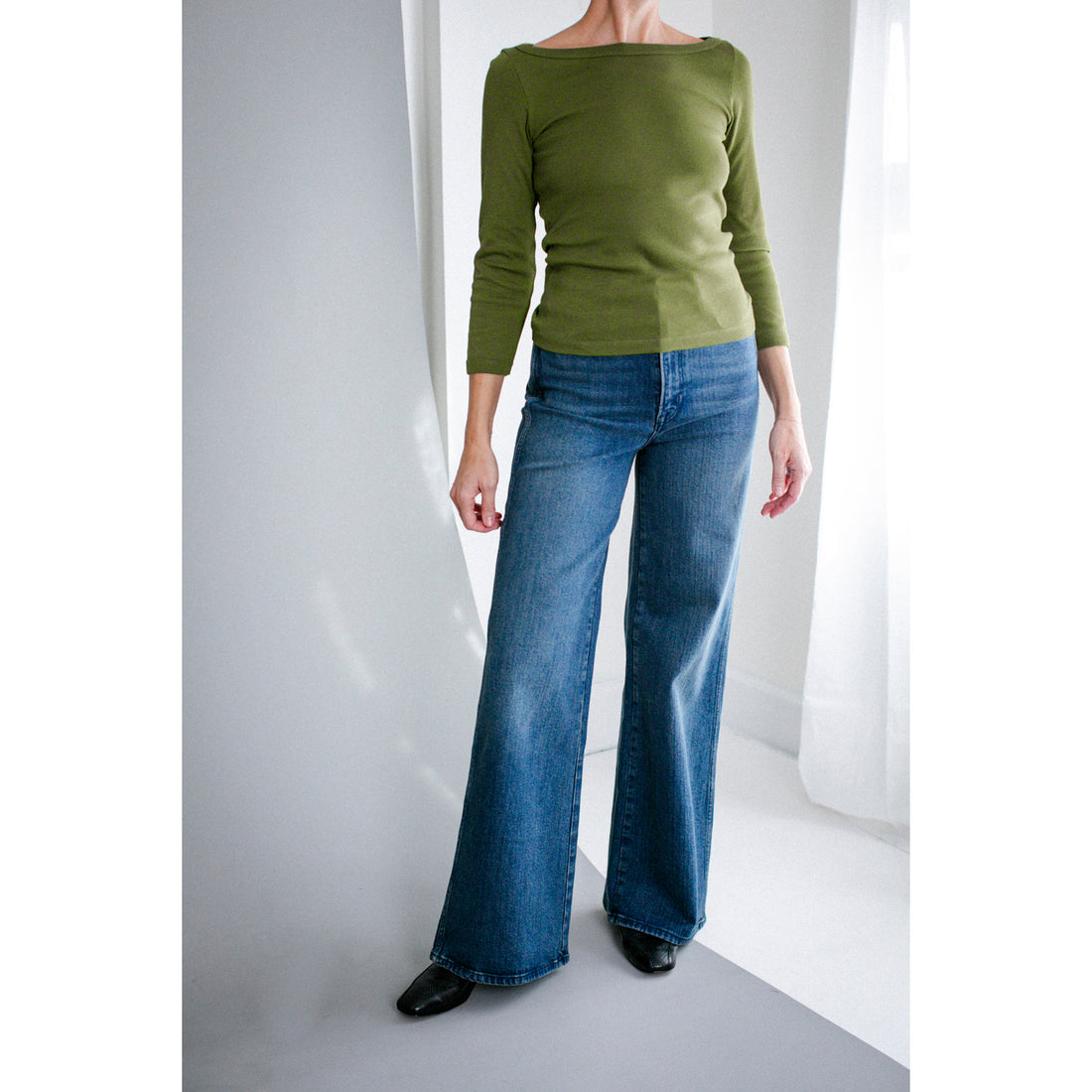 Flore Flore Steffi Tee in Pickle