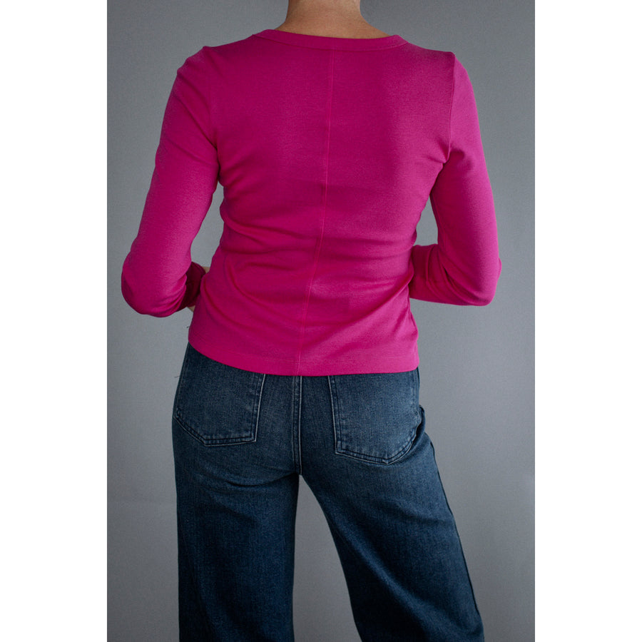 Flore Flore Max Tee in Fuchsia