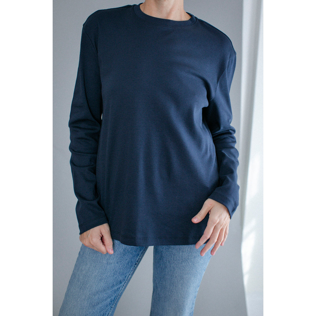 Flore Flore Maggie Longsleeve in Navy