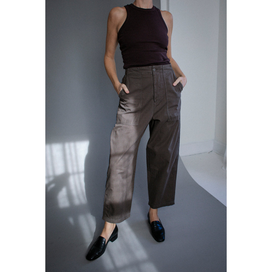 Shaina Mote Painter Pant in Ermine