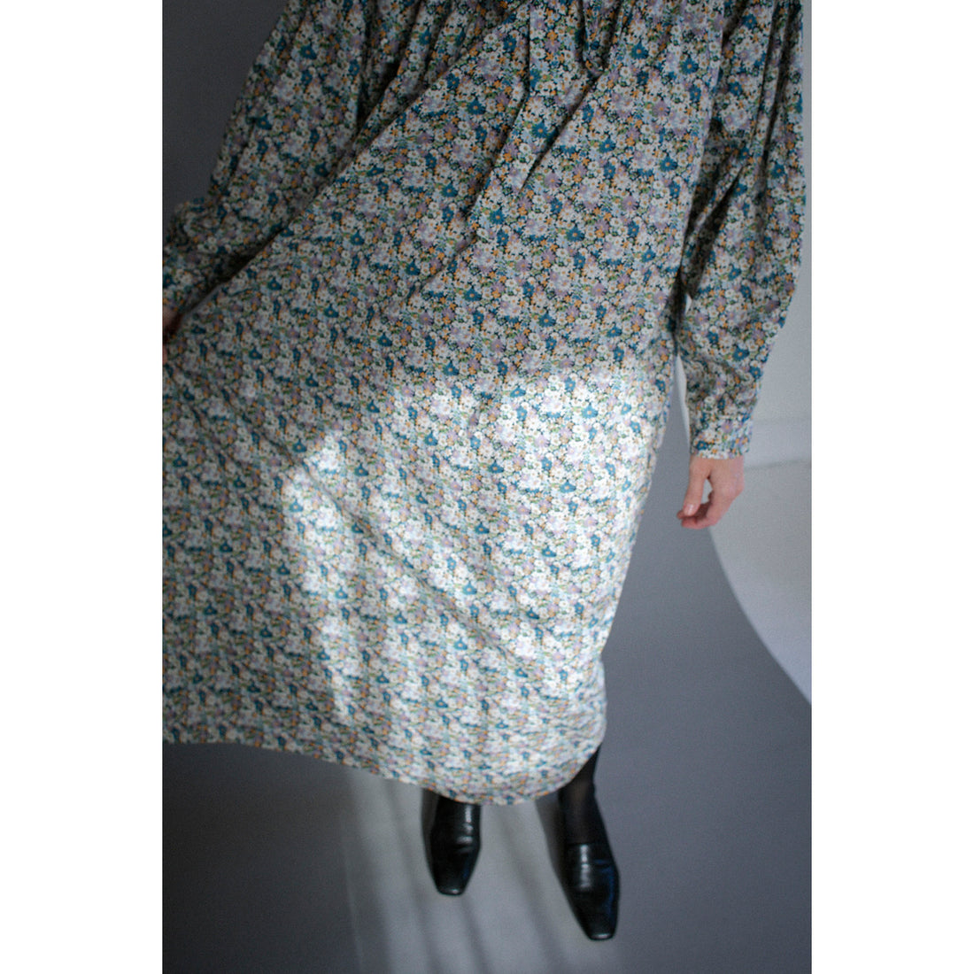 Kasmaria Tana Lawn Smock Dress in Liberty of London Libby Print