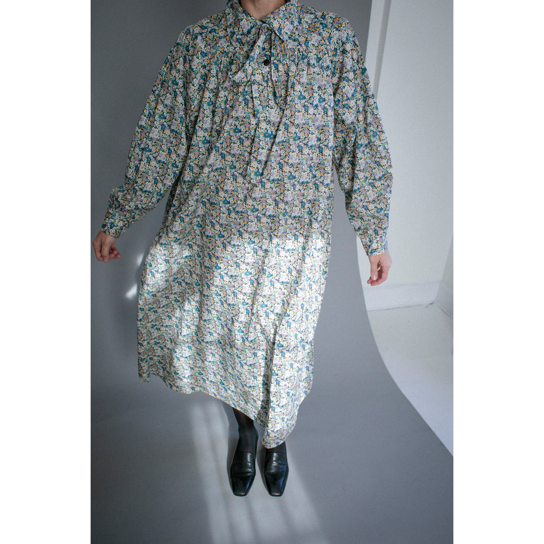 Kasmaria Tana Lawn Smock Dress in Liberty of London Libby Print