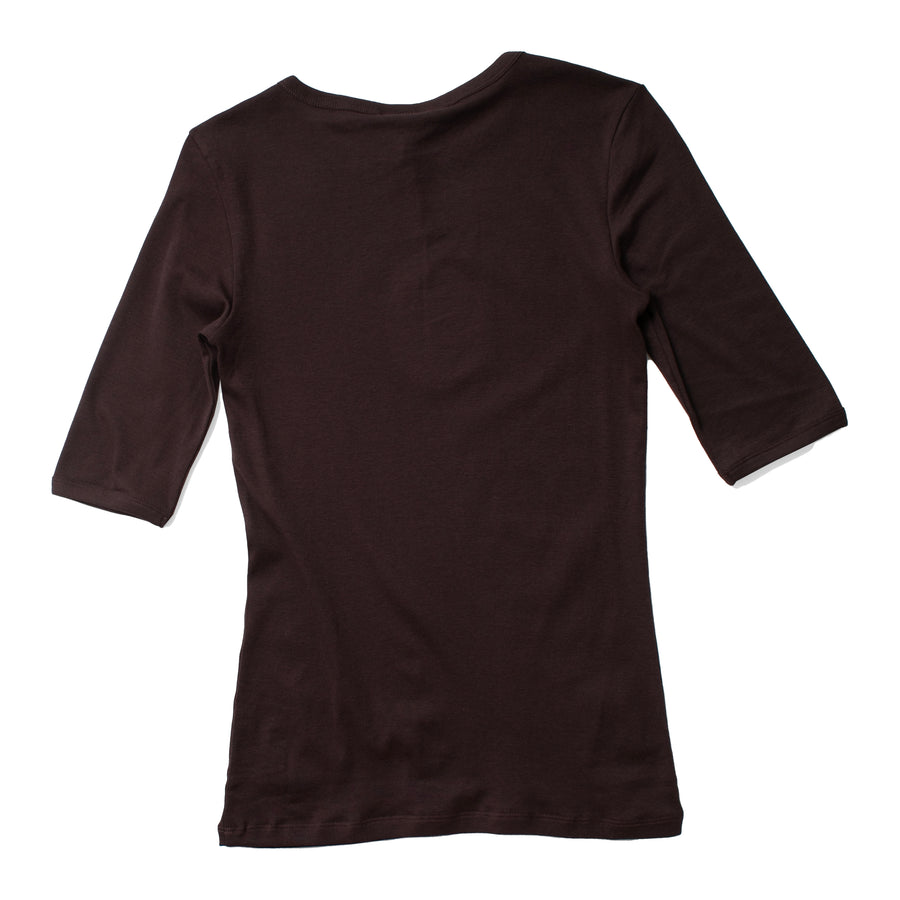 Flore Flore Anna Tee in Choco Plum