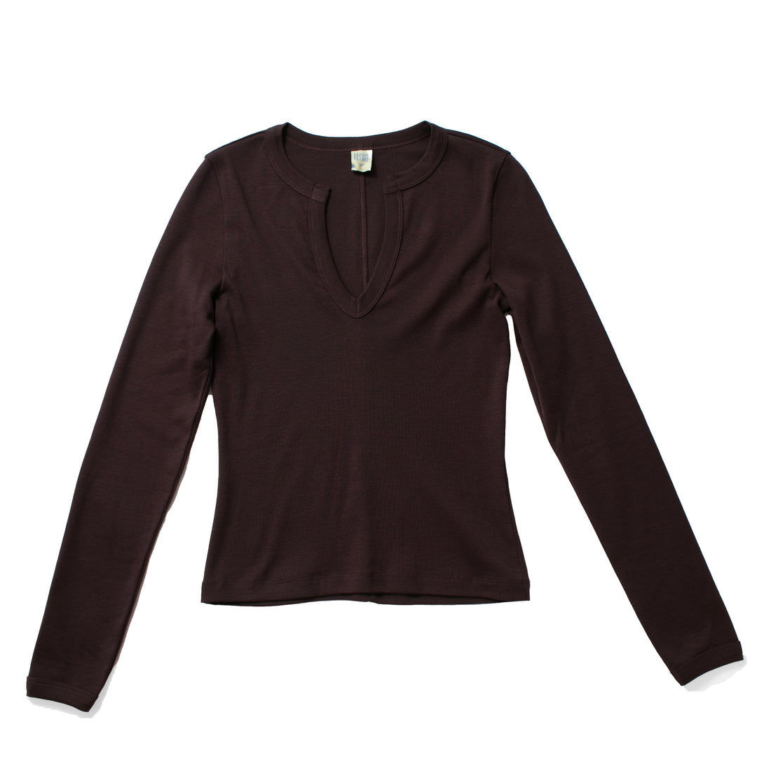 Flore Flore Iman Longsleeve in Choco Plum