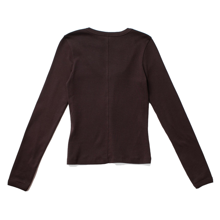 Flore Flore Iman Longsleeve in Choco Plum