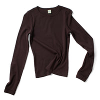 Flore Flore Max Tee in Choco Plum